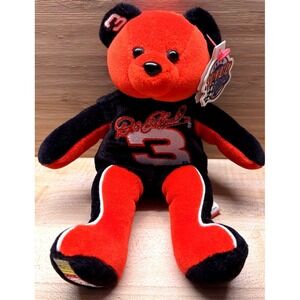 Dale Earnhardt Plush Bear NASCAR Team Speed #3 Collectable 1999 With Tags